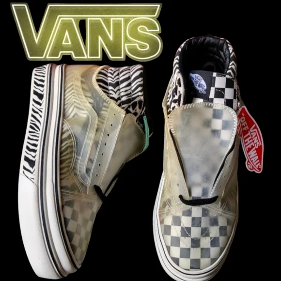 Vans Super Comfycush Sk8 Hi Platform Skool Women Mixed Media 032026 - Picture 1 of 10